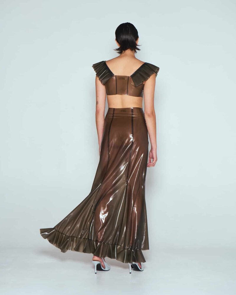 The Long Skirt - Transparent smoky black – Image 5