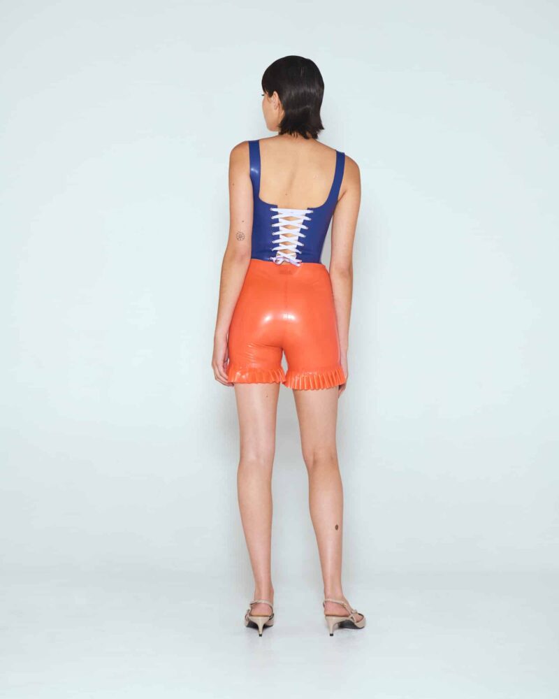 The Ruffled Shorts - Tangerine – Image 5