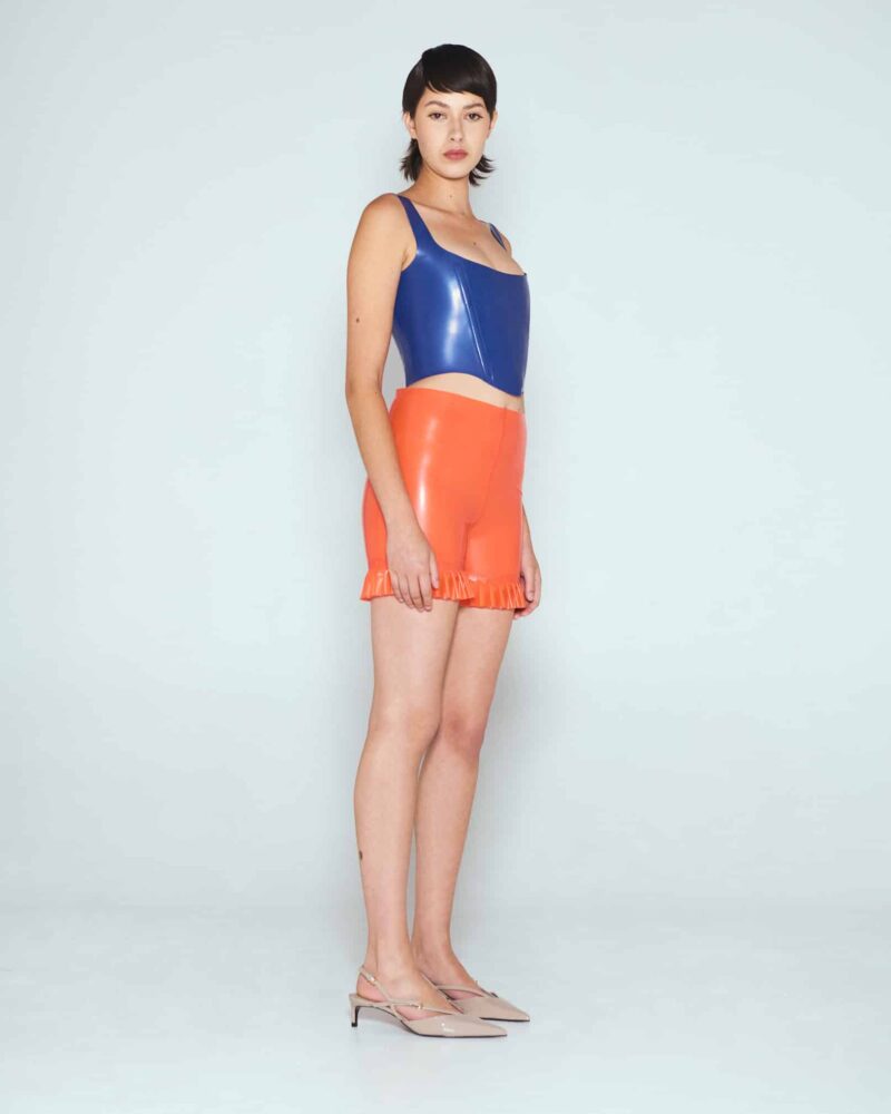 The Ruffled Shorts - Tangerine – Image 3